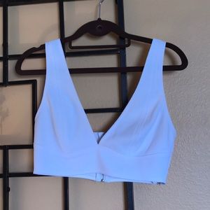 Cropped white tank